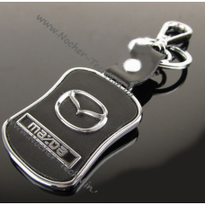 Брелок Mazda | Мазда | на ключі авто зі шкір.вставкою, авто брелоки для ключів